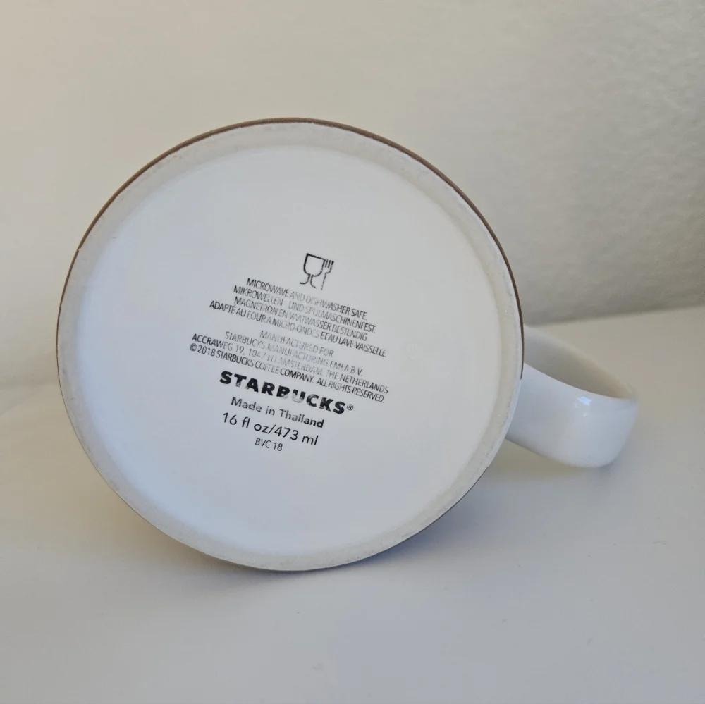 Starbucks Coffee Mug Rhodes Greece Icon Collector Series 16 oz 2018 Edition‎